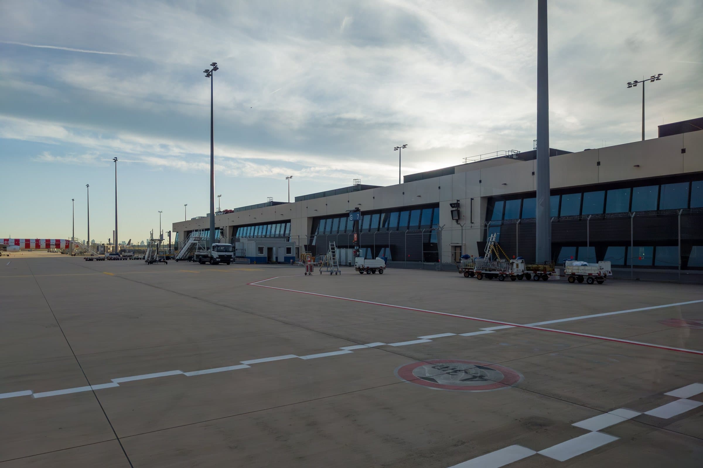 Terminal 3 in May 2024, two years before it opened