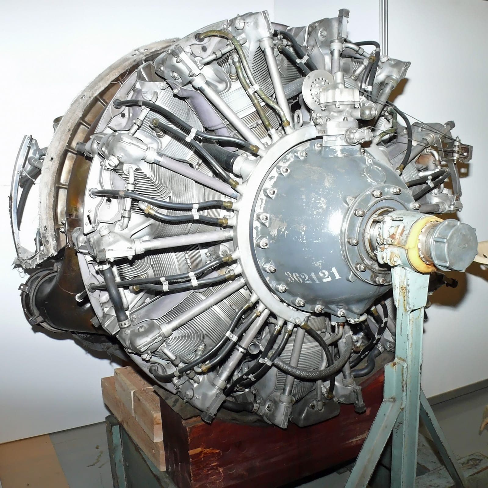 A commercial R-1830-S1C3G Twin Wasp in the Aviation Museum of Central Finland