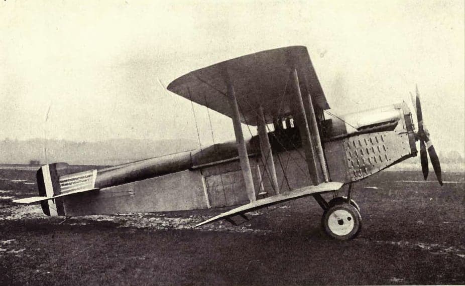 The Sopwith Atlantic of Hawker and Mackenzie-Grieve before its attempt