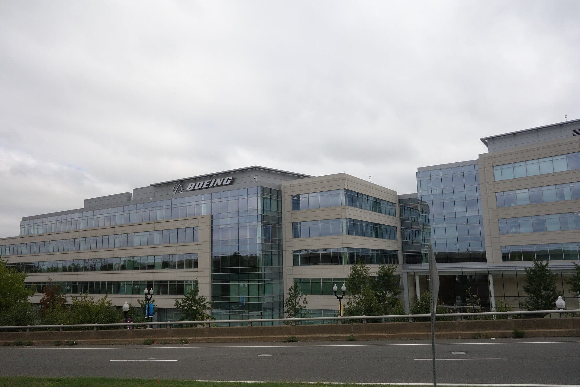 The office building in Arlington County, Virginia that houses Boeing's corporate headquarters