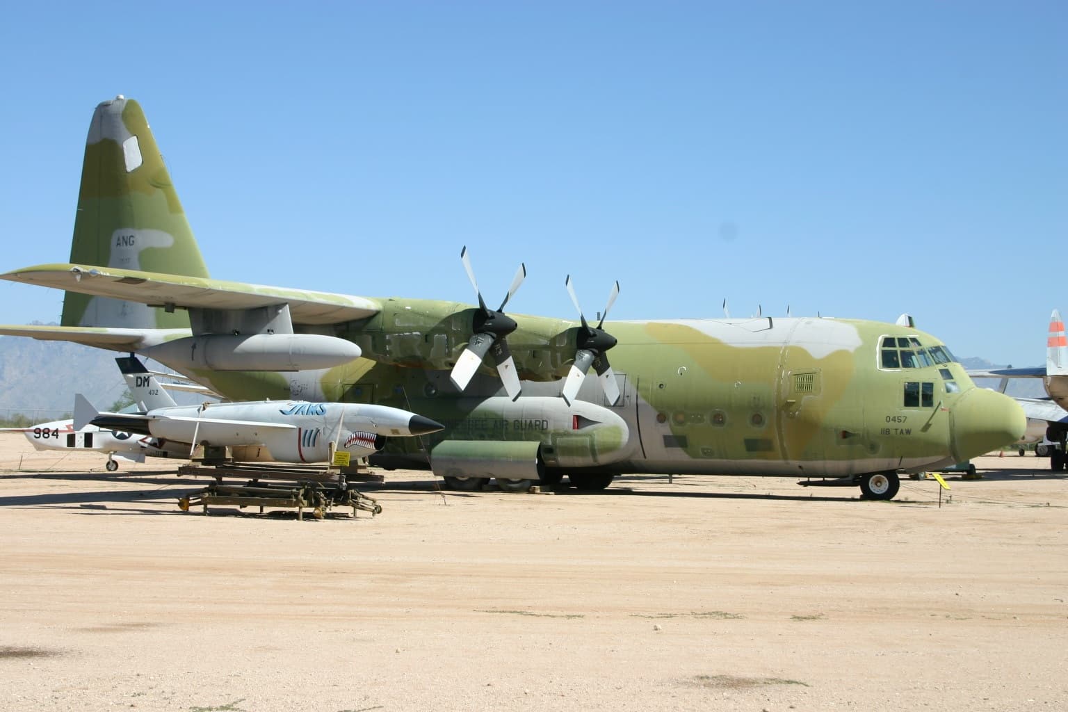 Preserved Lockheed C-130A Hercules 57-0457 at the Pima Air & Space Museum, Tucson