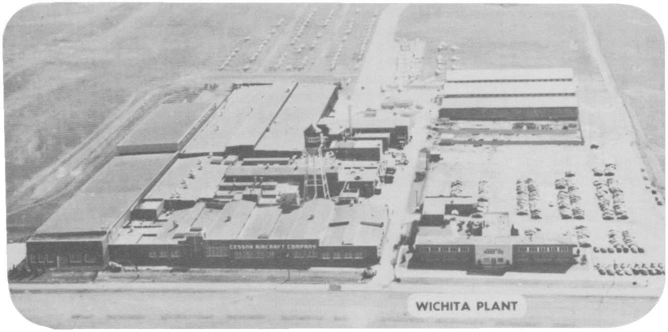 The Cessna Aircraft Company's plant in Wichita, Kansas